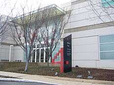 The front of 4 Infinite Loop at the Apple Campus.