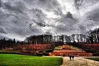 Winter vista at Alnwick Gardens