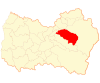 Map of Requínoa commune in the O'Higgins Region