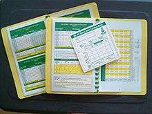 BSAC recreational dive tables printed on plastic card and ring-bound in booklet format