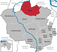 Hude (Oldenburg) in OL.svg