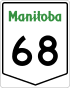 Manitoba Highway 68 shield