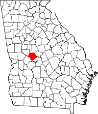 State map highlighting Crawford County