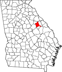 State map highlighting Warren County