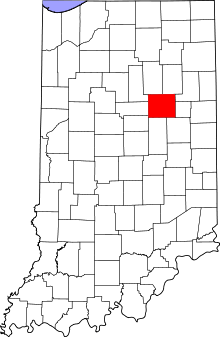 State map highlighting Grant County