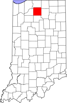 State map highlighting Marshall County