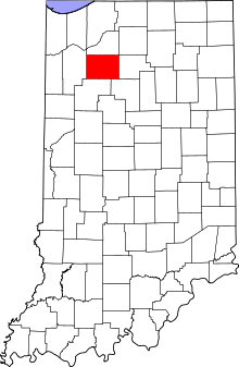 State map highlighting Pulaski County