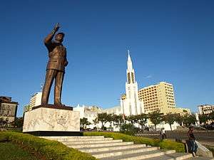 A Estátua de Samora Machel