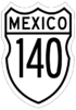 Federal Highway 140 shield