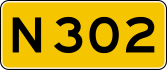 Provincial highway 302 shield}}