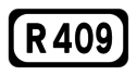 R409 road shield}}