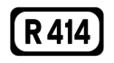 R414 road shield}}