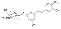 Chemical structure of rhaponticin