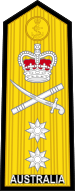 Australian rear admiral's shoulder board.