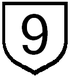 National Route 9 shield