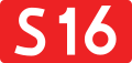 Expressway S16 shield}}