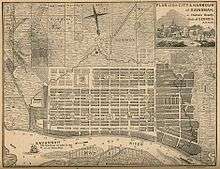 1818 map of Savannah